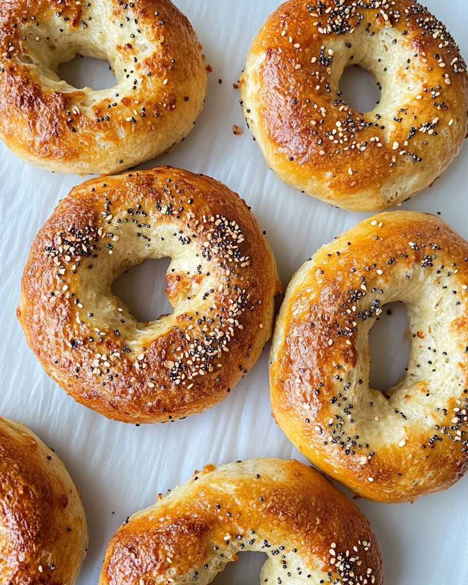 Homemade Air Fryer Protein Bagels photo