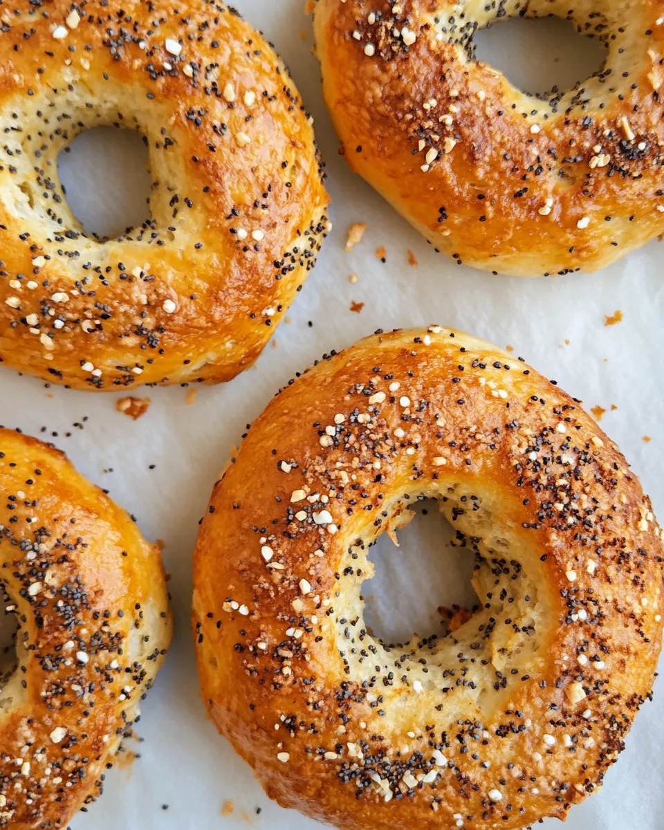 Classic Air Fryer Protein Bagels image