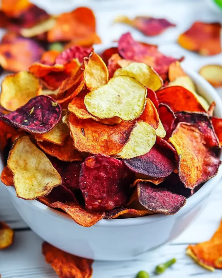 Homemade Air Fryer Veggie Chips recipe photo