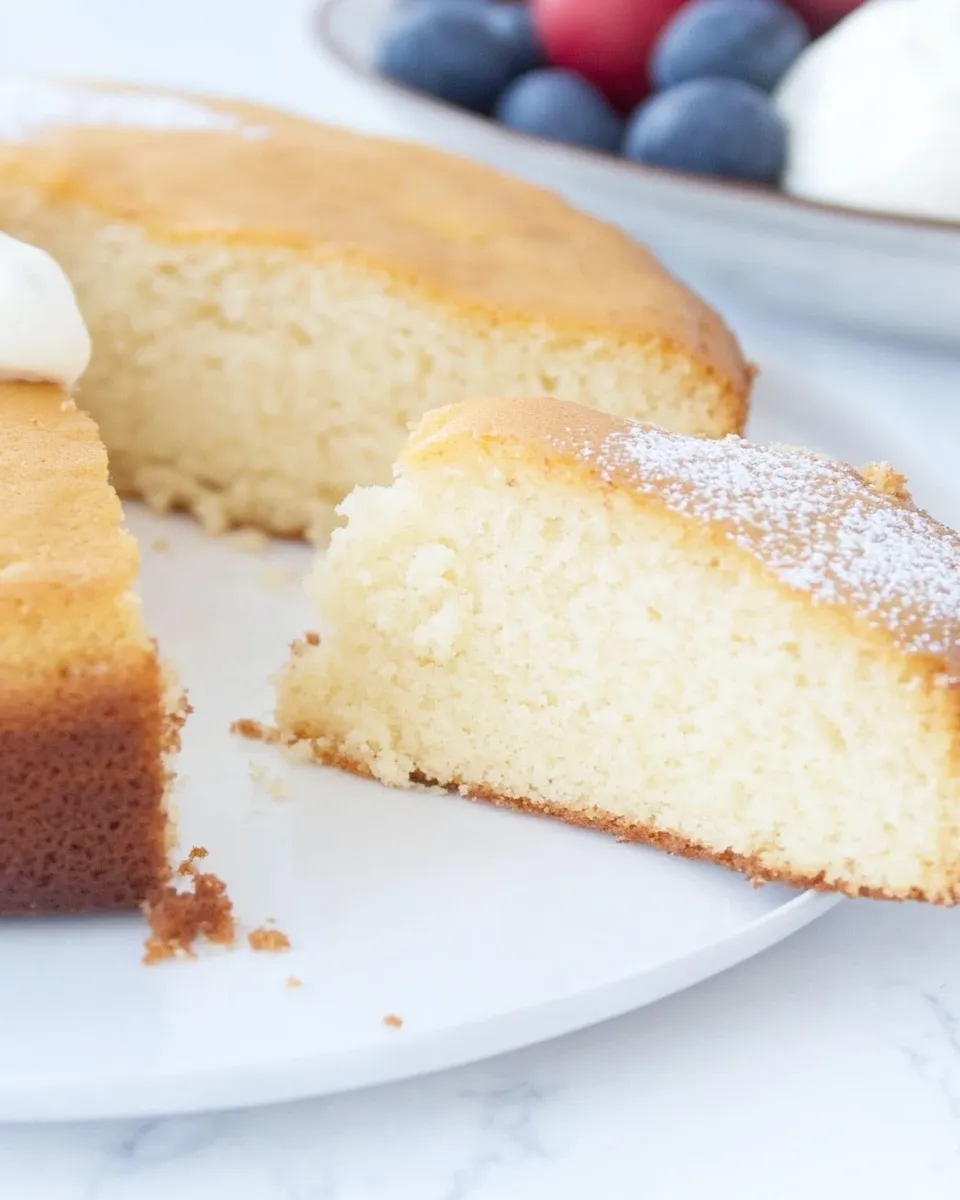 Delicious Almond Flour Cake (Sugar Free) shot