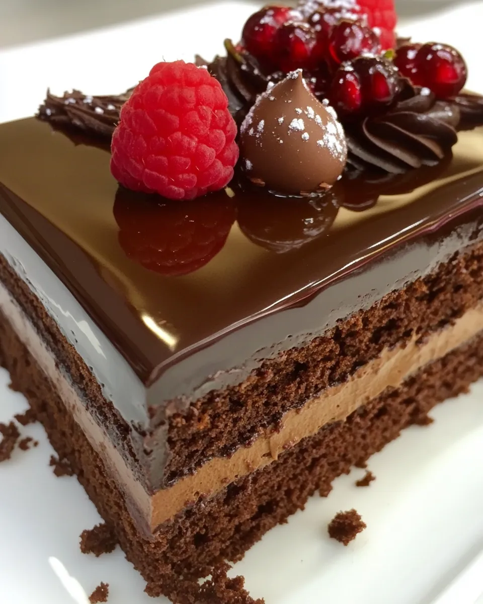 Classic Amaretto Chocolate Cake image