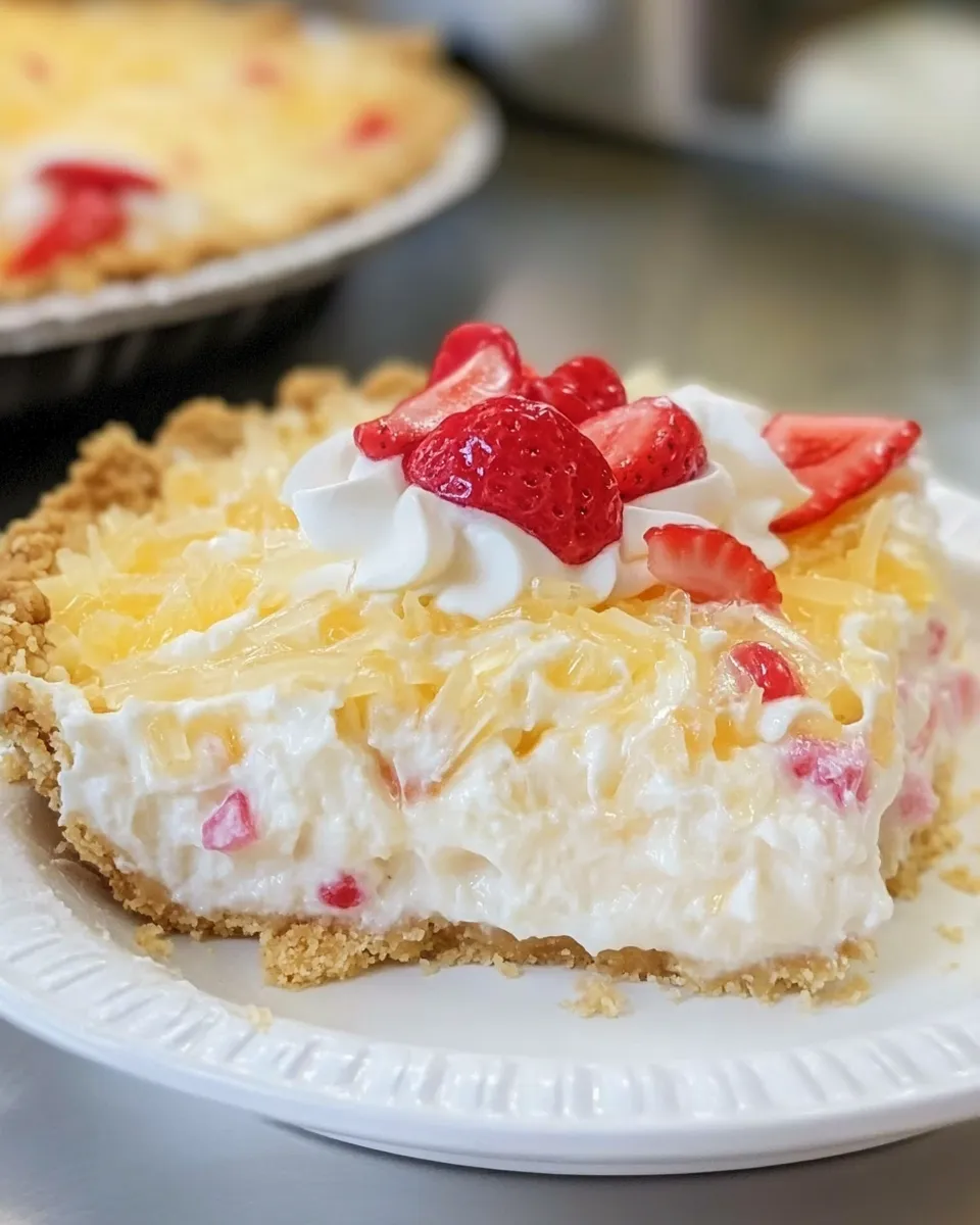 Easy Ambrosia Pie recipe photo