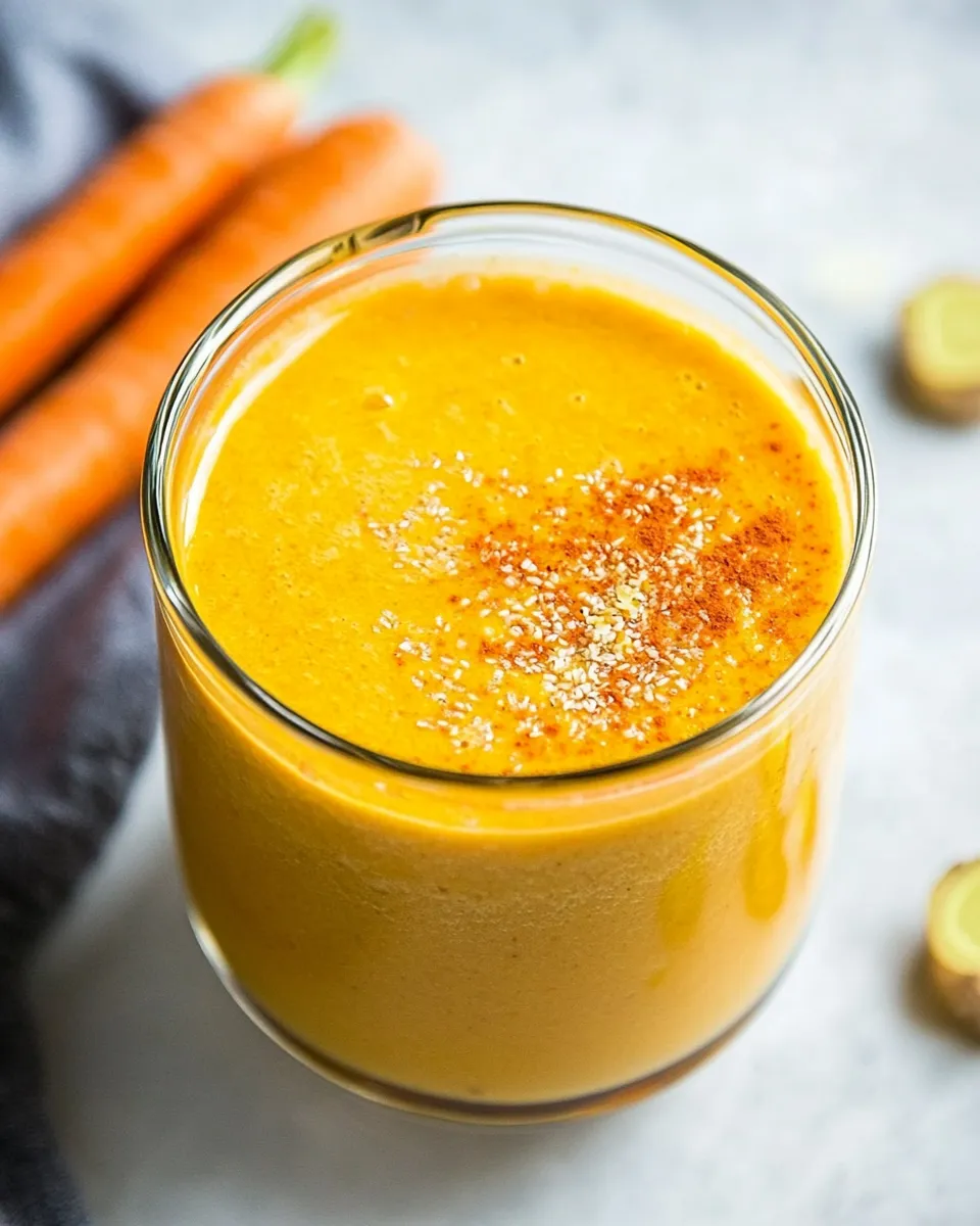 Classic Anti-Inflammatory Carrot Ginger Smoothie image