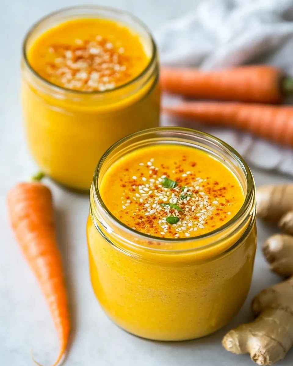 Easy Anti-Inflammatory Carrot Ginger Smoothie recipe photo