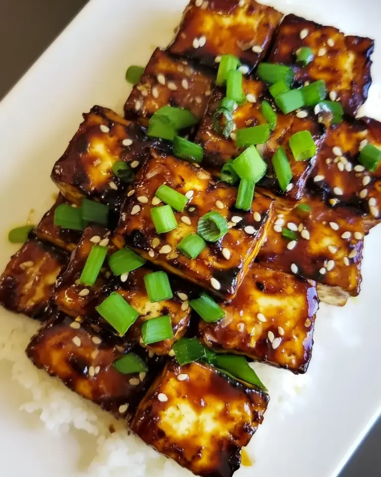 Homemade Asian Garlic Tofu recipe photo