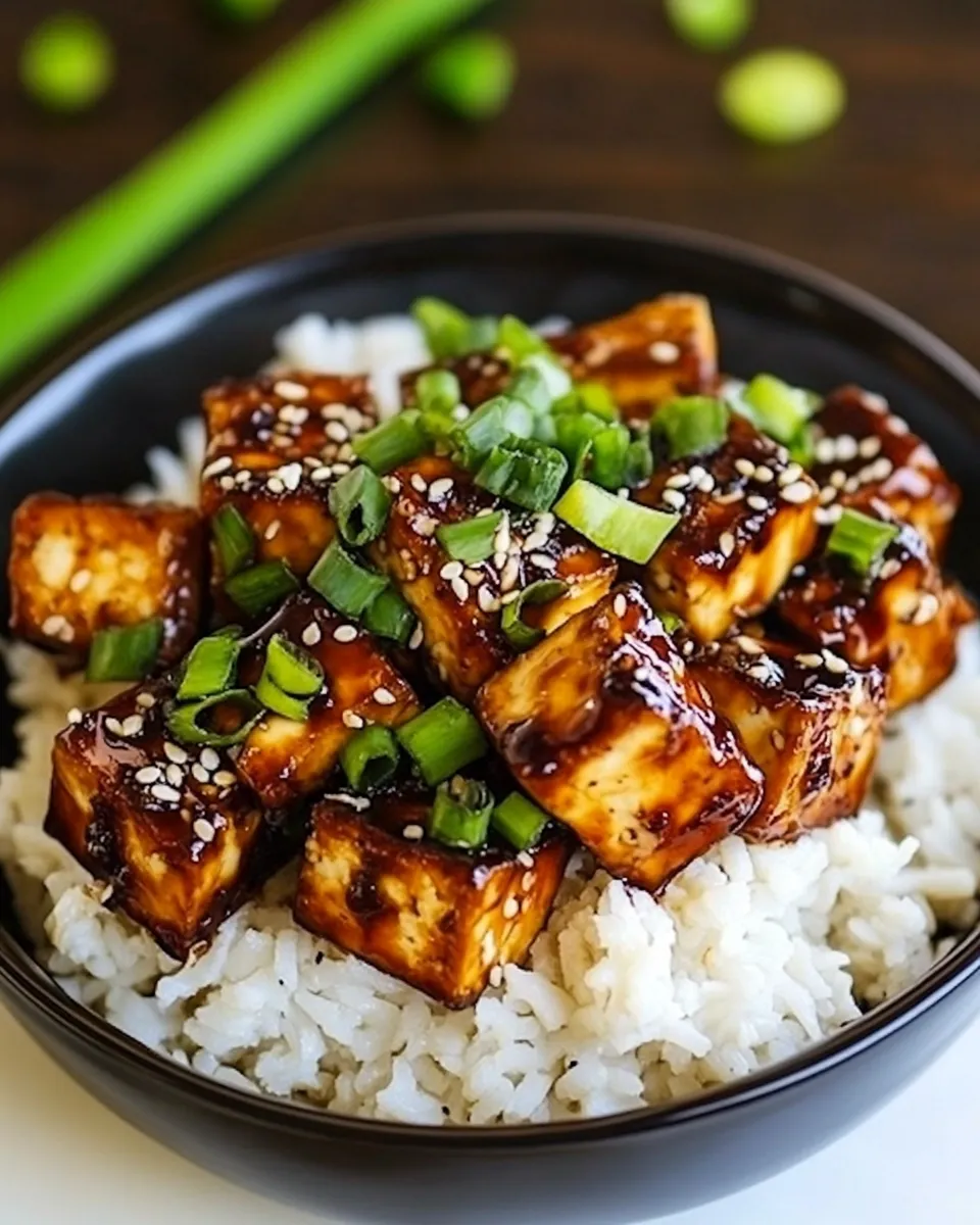 Delicious Asian Garlic Tofu photo