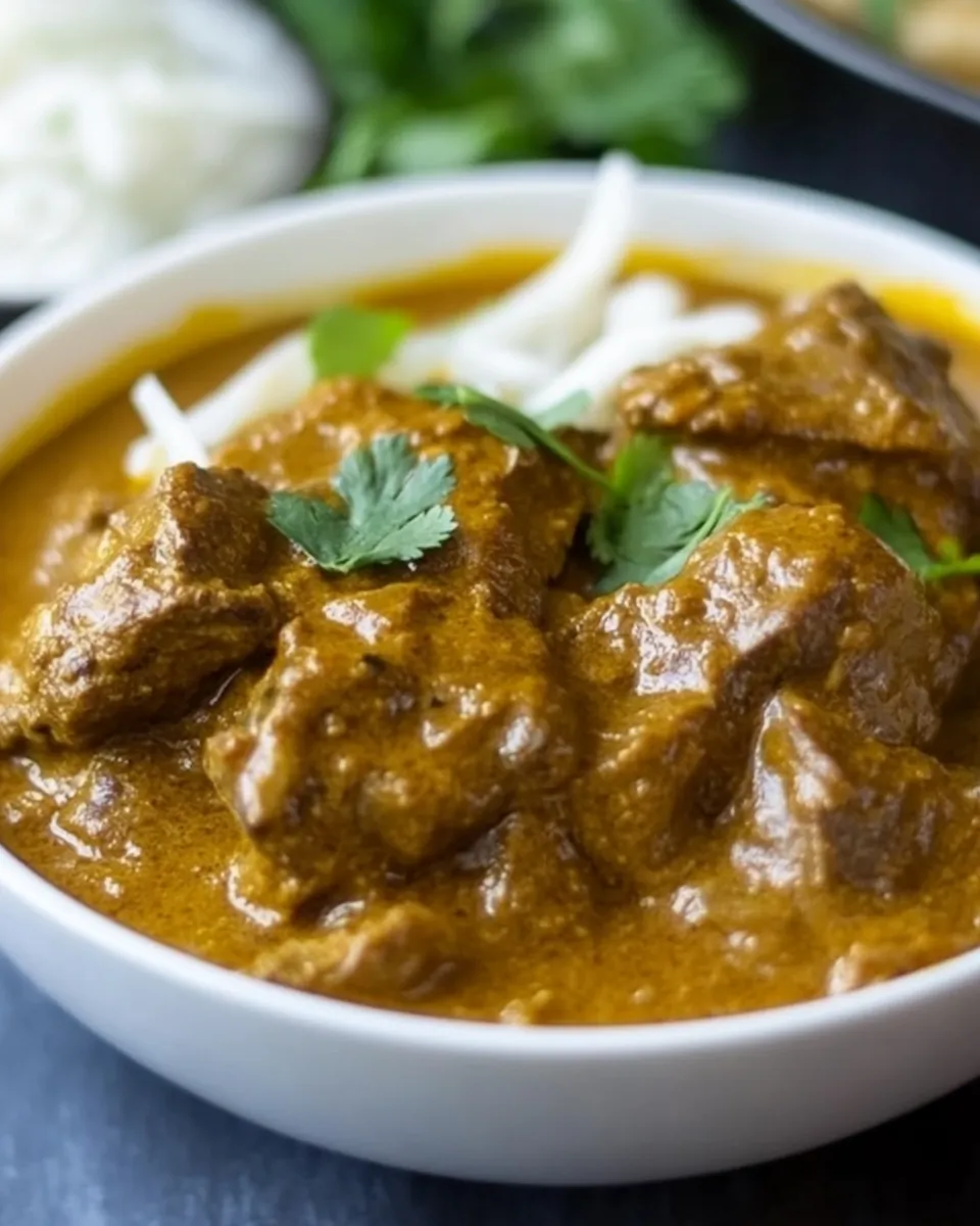 Classic Authentic Indian Lamb Dopiaza Curry image