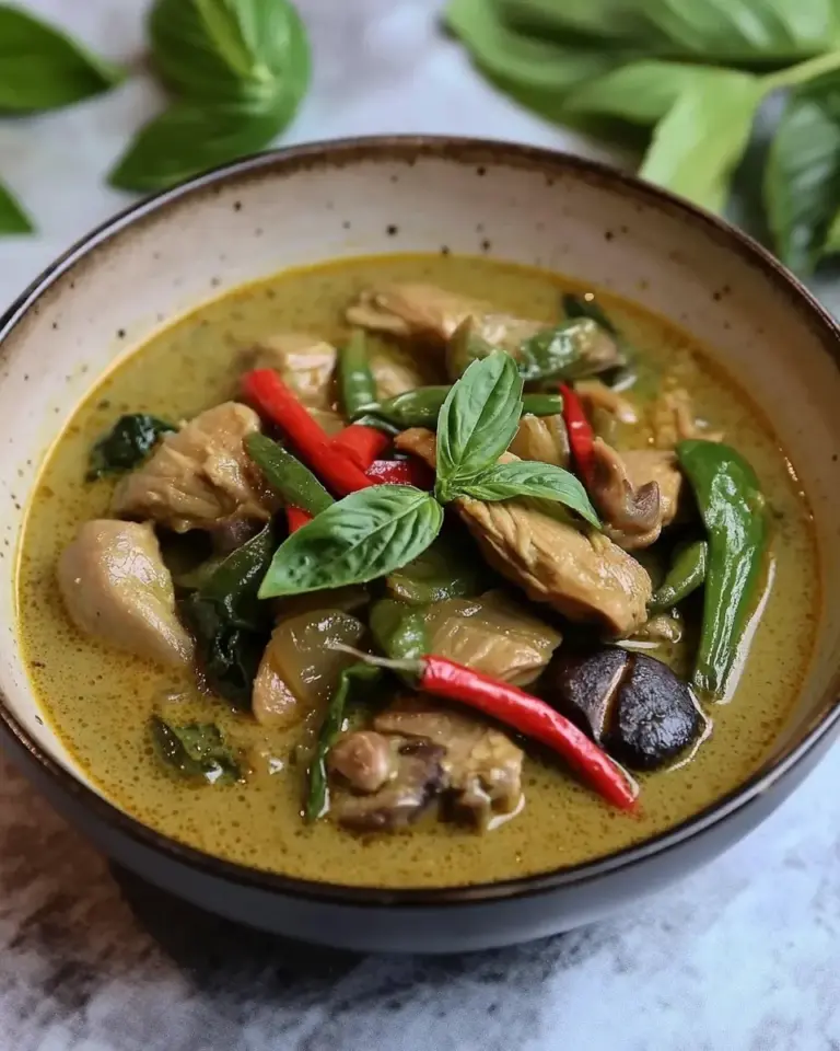 Homemade Authentic Thai Green Chicken Curry w/ Homemade Curry Paste photo