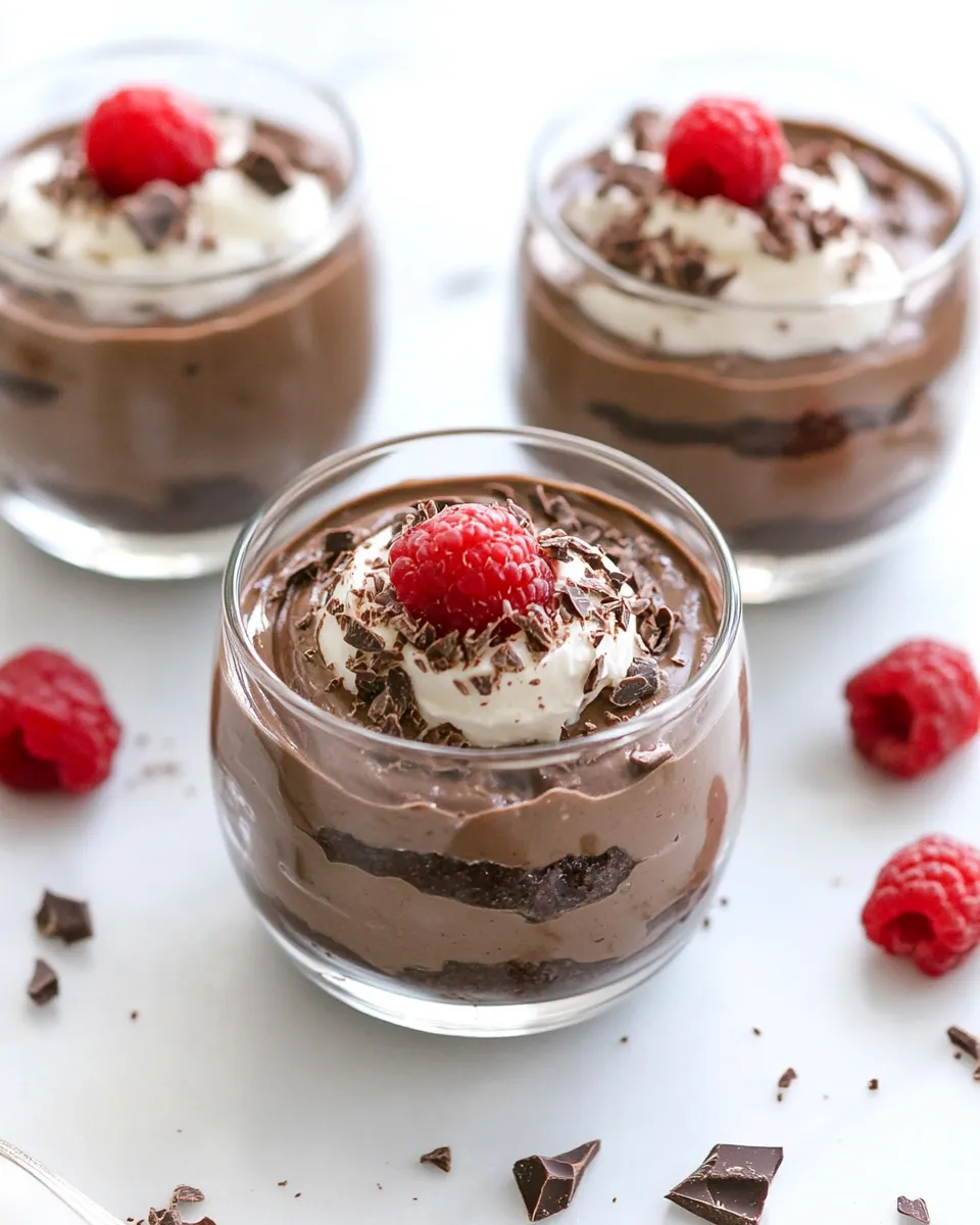 Homemade Avocado Chocolate Mousse photo
