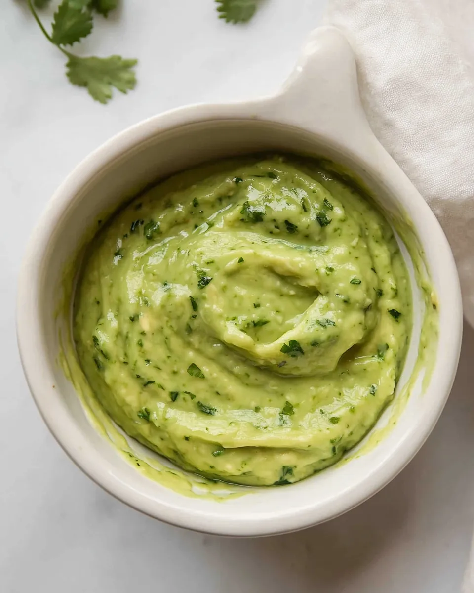 Homemade Avocado Sauce recipe photo