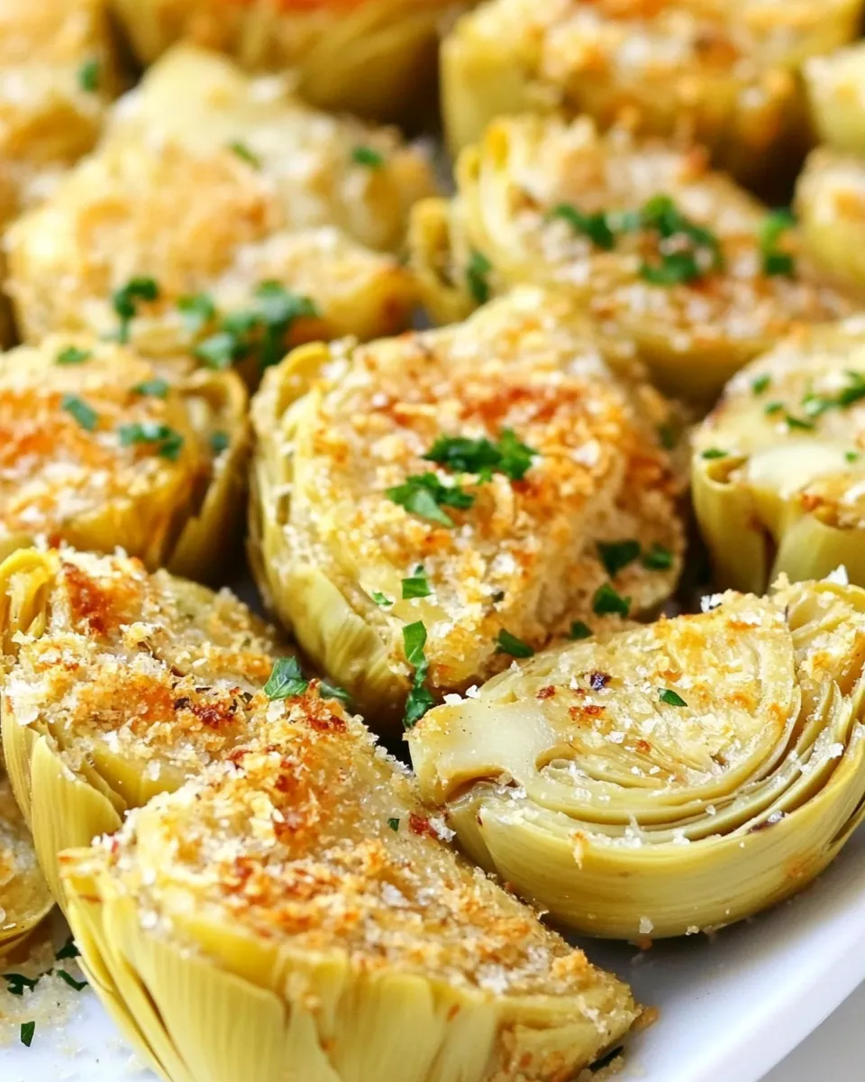 Classic Baked Artichoke Hearts Recipe image