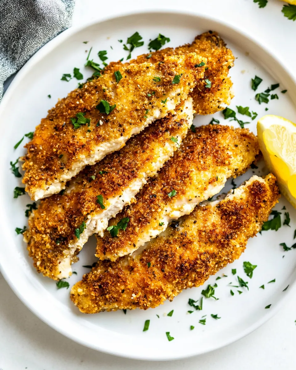 Classic Baked Chicken Cutlets dish photo