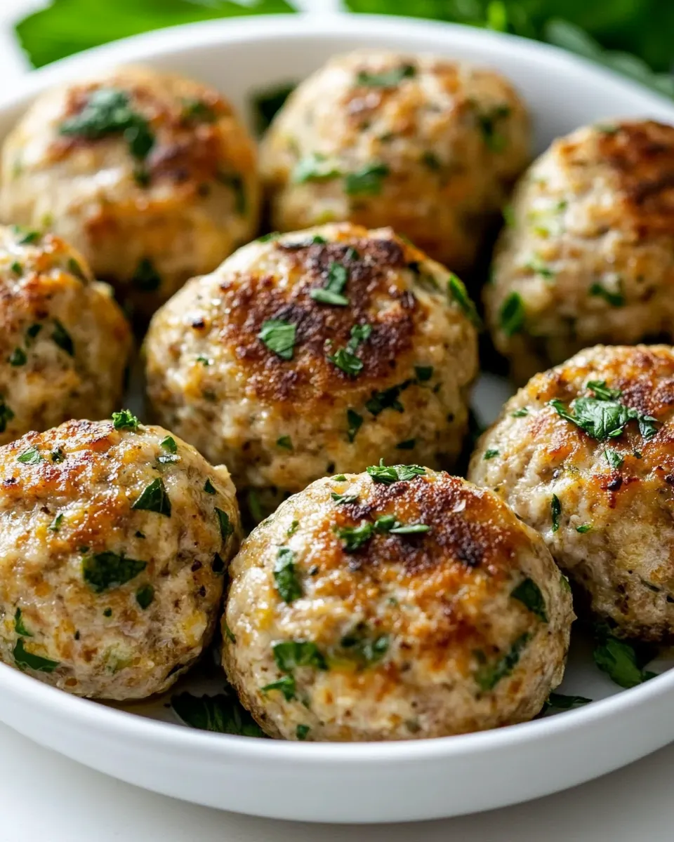 Homemade Baked Ground Turkey Meatballs recipe photo