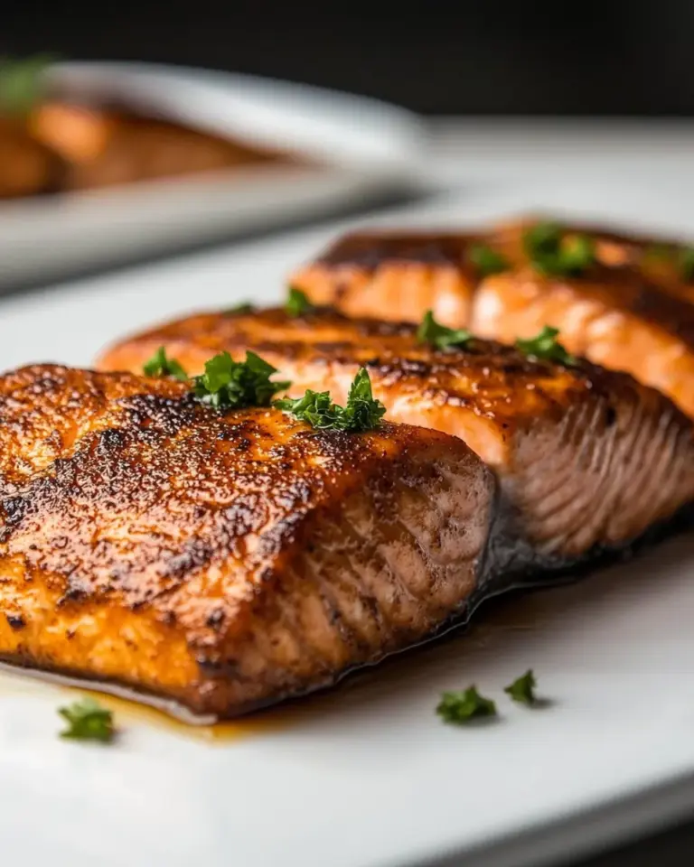 Homemade Baked Honey Cajun Salmon photo