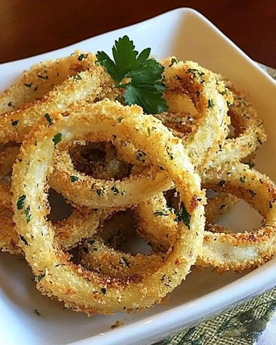 Classic Baked Onion Rings dish photo