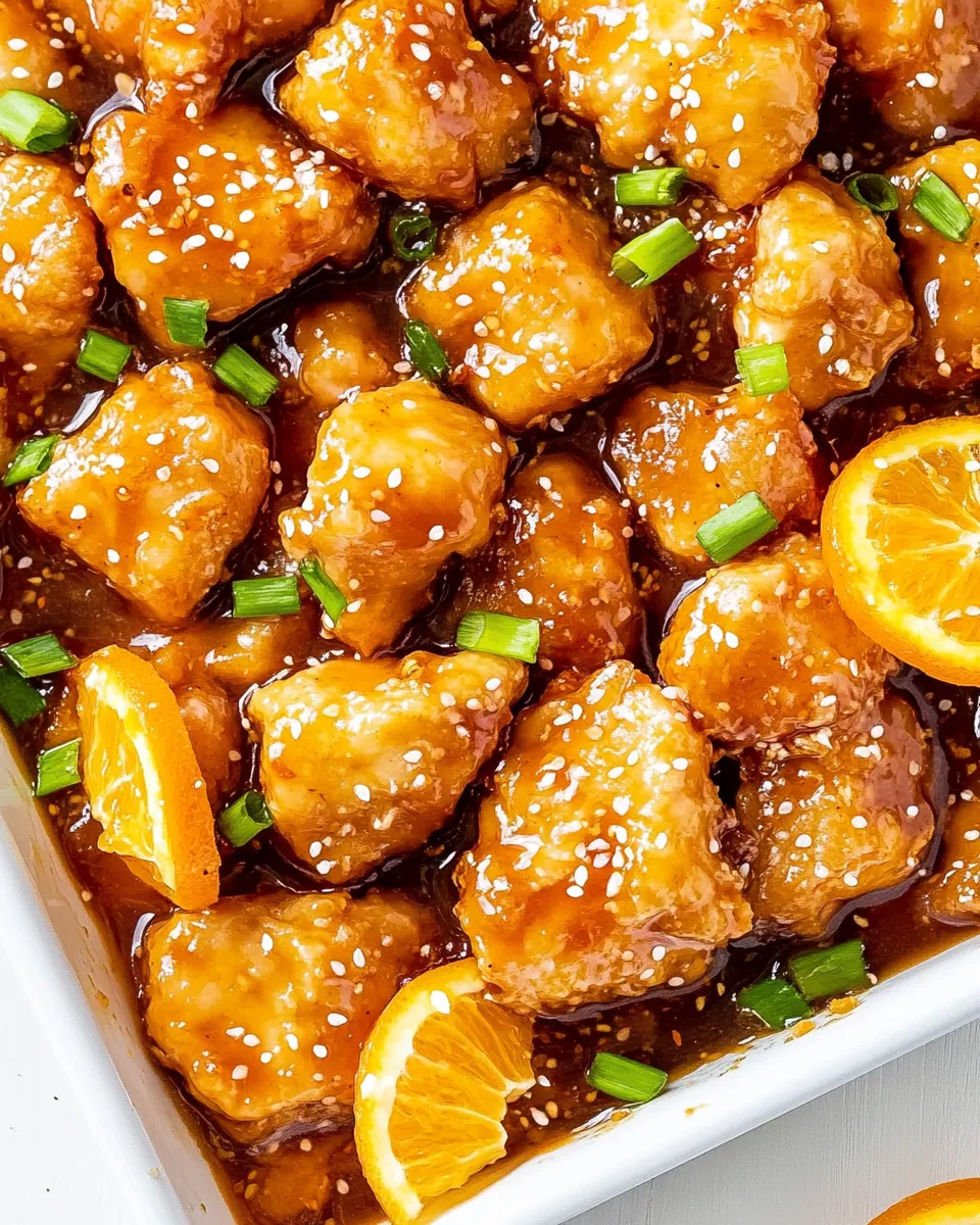 Easy Baked Orange Chicken recipe photo