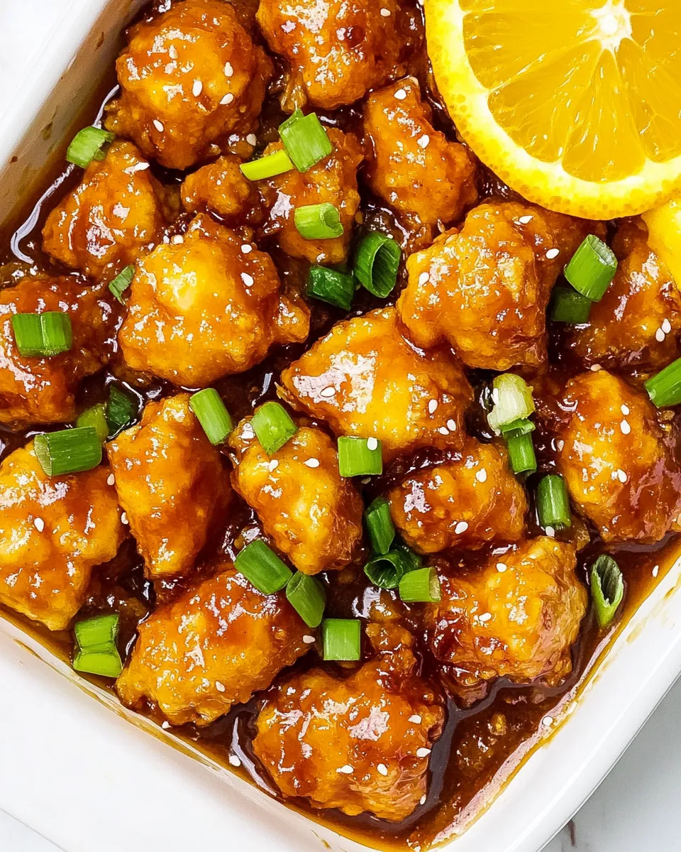 Delicious Baked Orange Chicken dish photo