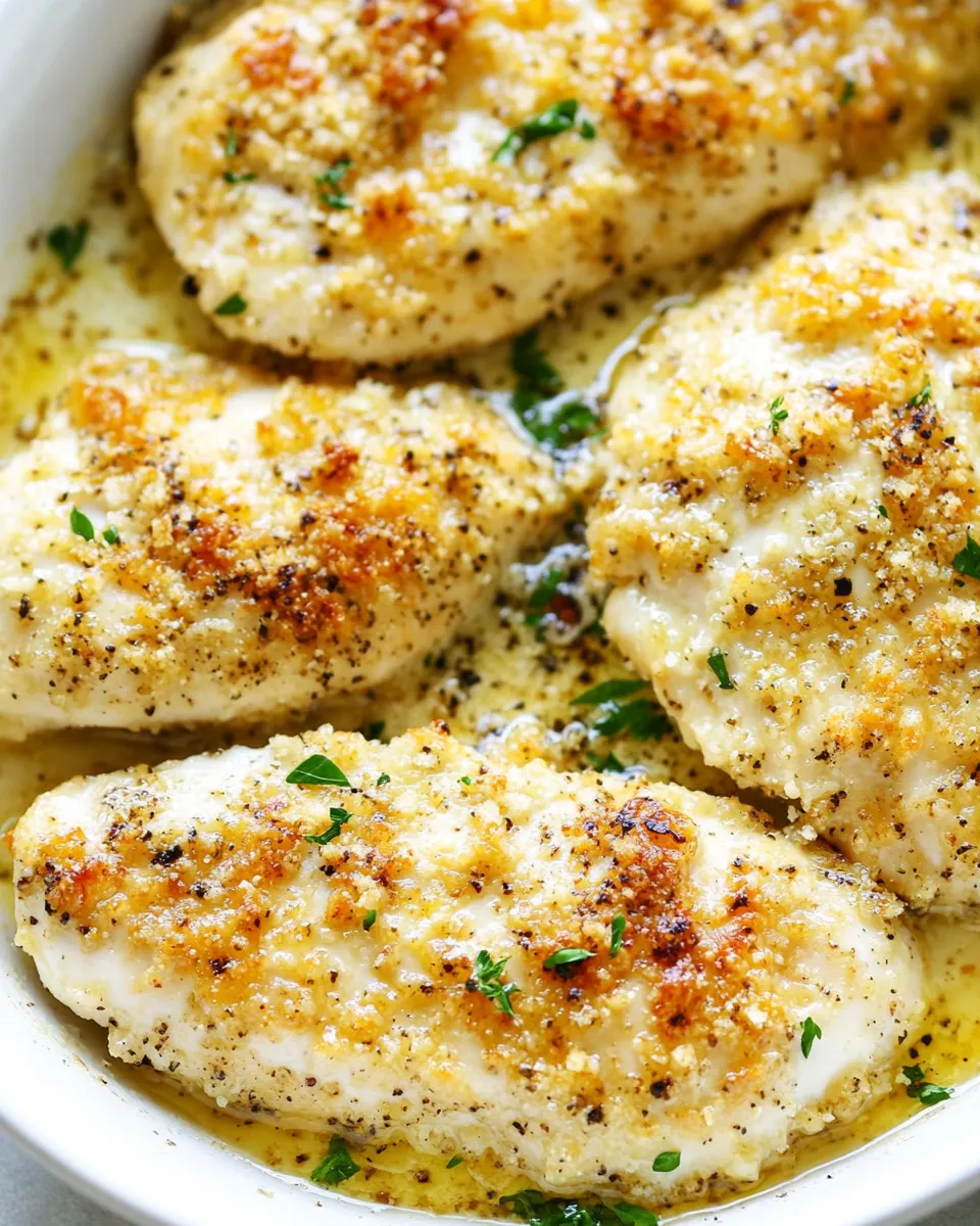 Classic Baked Parmesan Garlic Chicken (4 ingredients!) dish photo