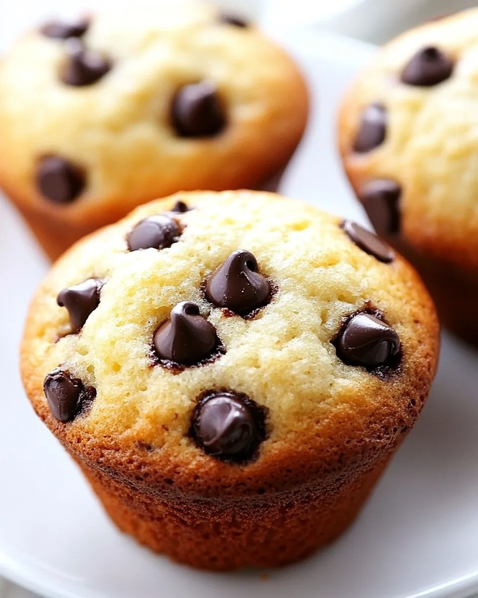 Classic Bakery Style Jumbo Chocolate Chip Muffins image
