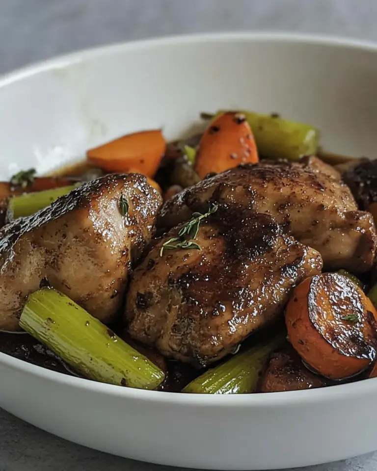 Homemade Balsamic Chicken and Vegetables Recipe photo