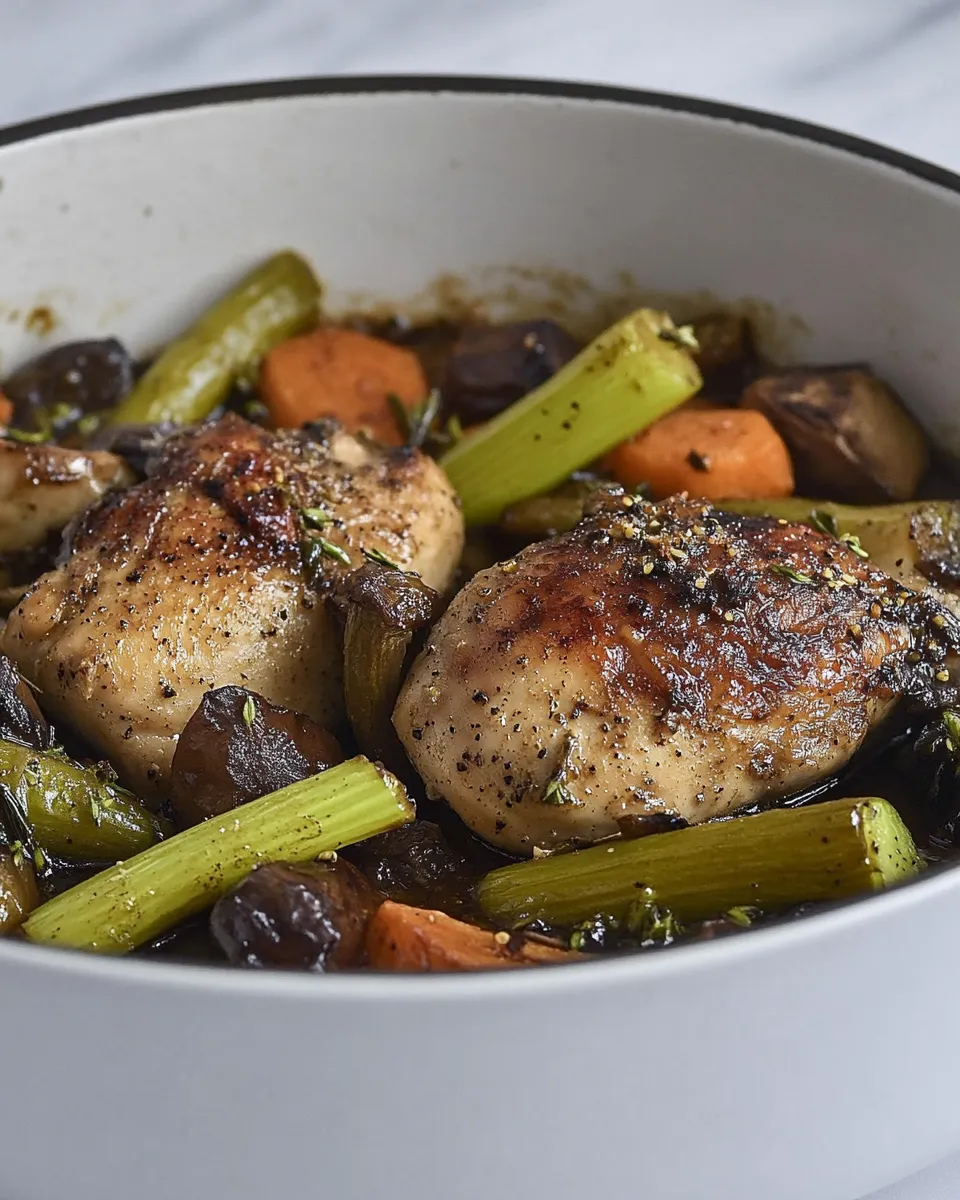 Easy Balsamic Chicken and Vegetables Recipe recipe photo