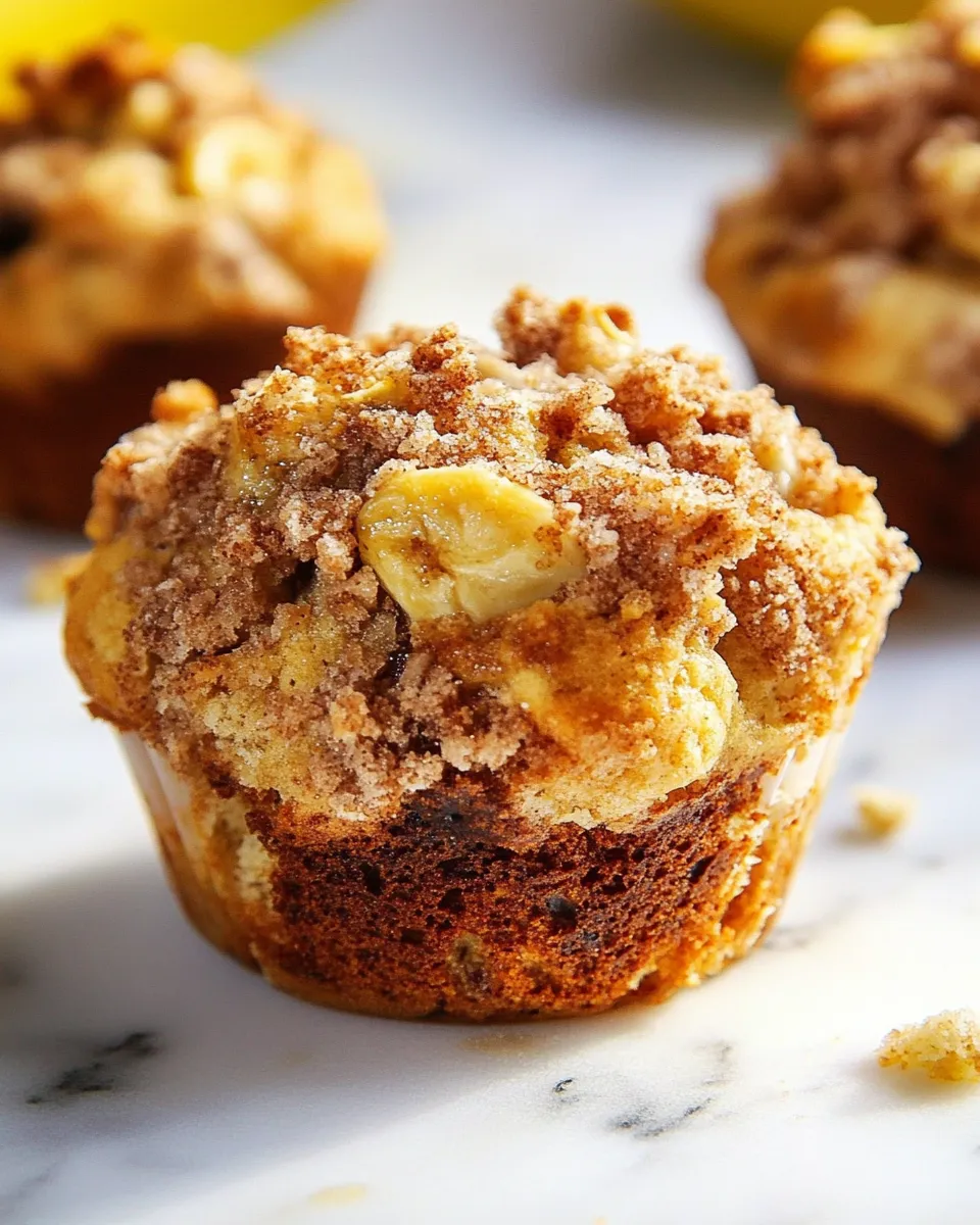 Classic Banana Bread Streusel Muffins recipe photo