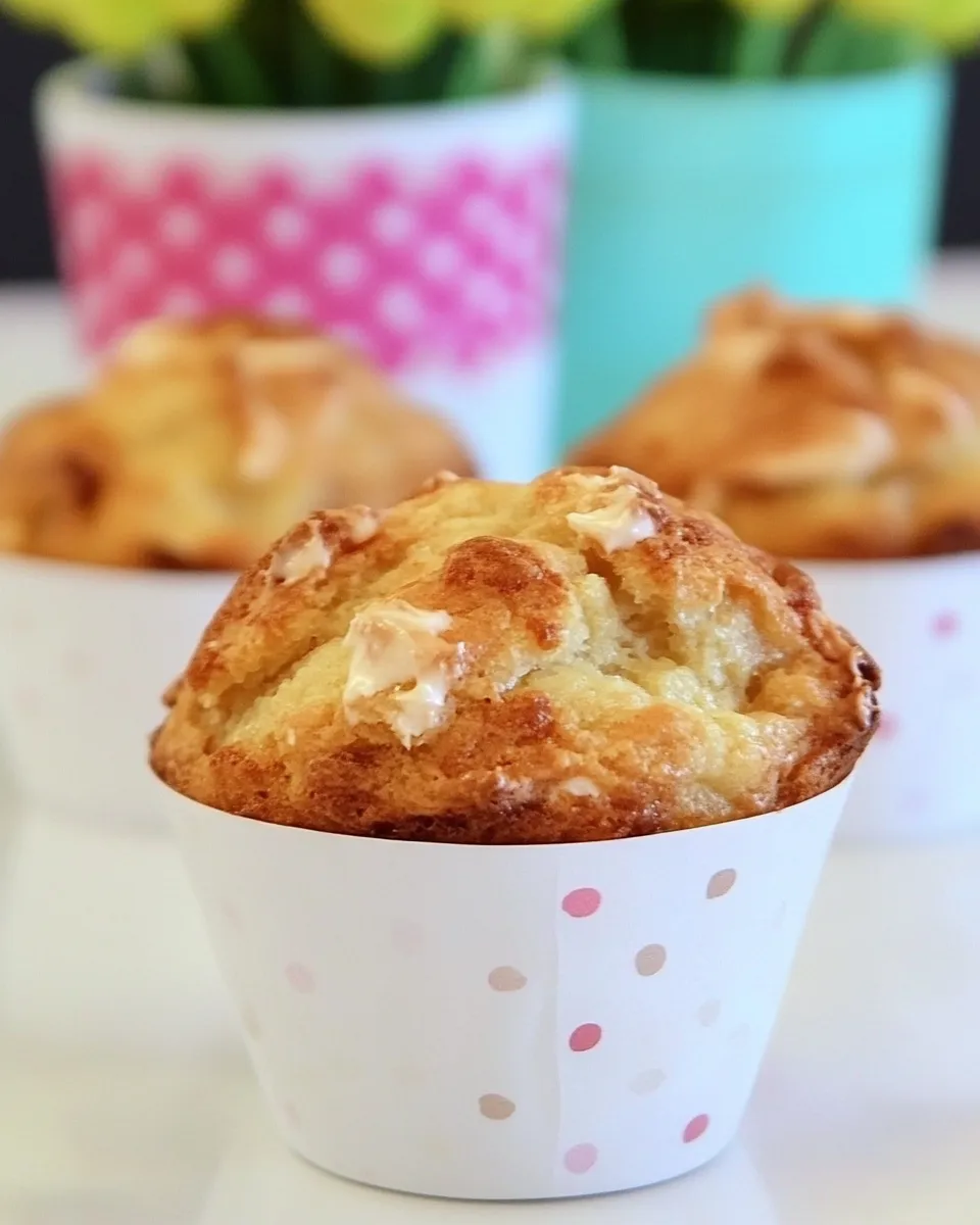 Easy Banana Cream Cheese Muffins dish photo