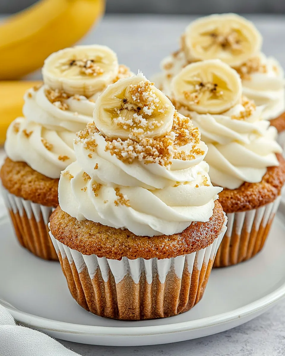 Homemade Banana Cupcakes photo
