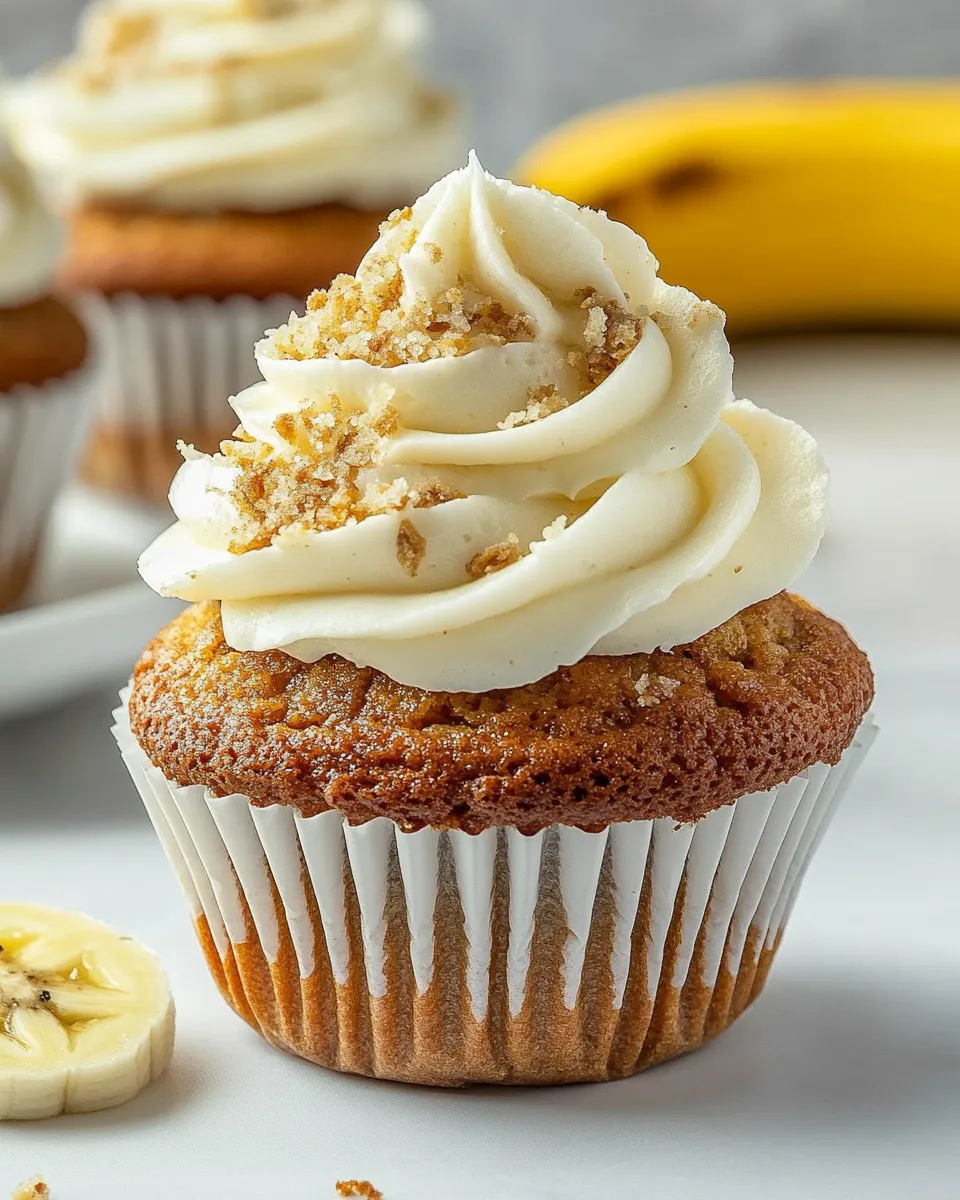 Classic Banana Cupcakes image