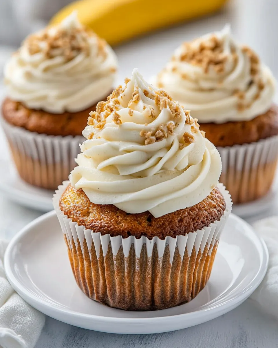 Easy Banana Cupcakes recipe photo
