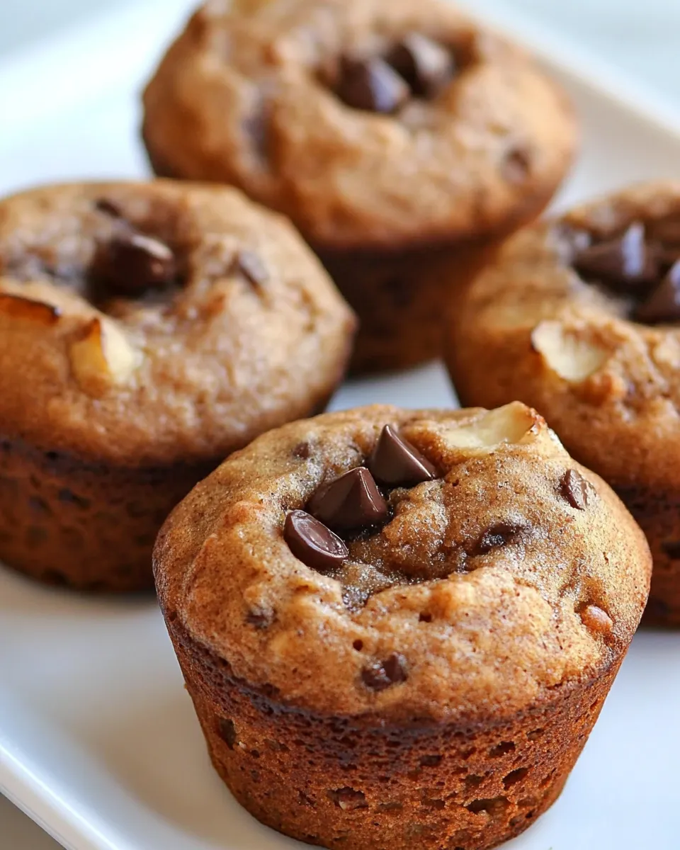 Classic Banana Oatmeal Blender Muffins image