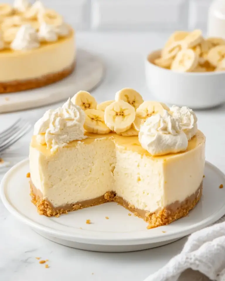 Homemade Banana Pudding Cheesecake recipe photo