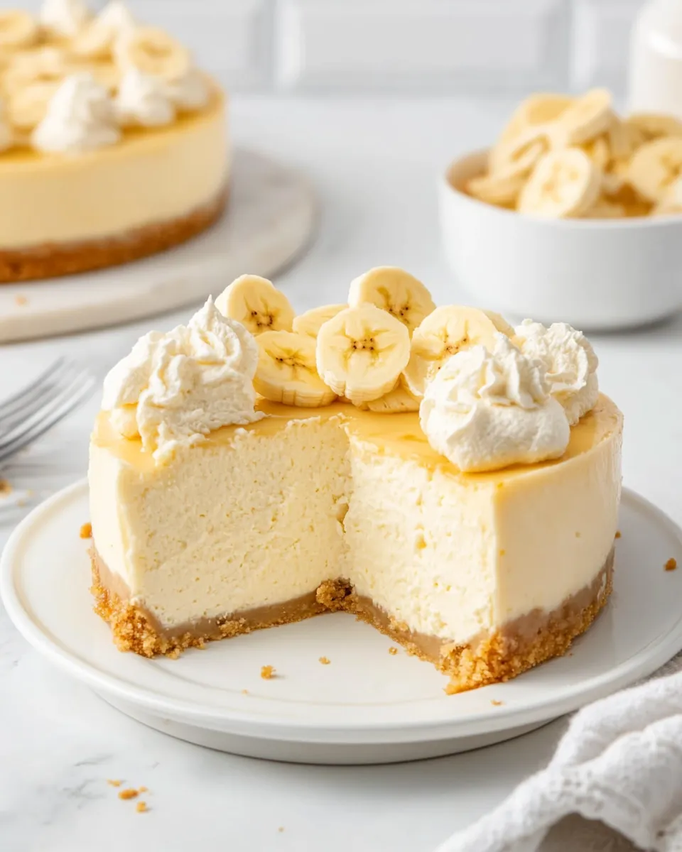 Homemade Banana Pudding Cheesecake recipe photo