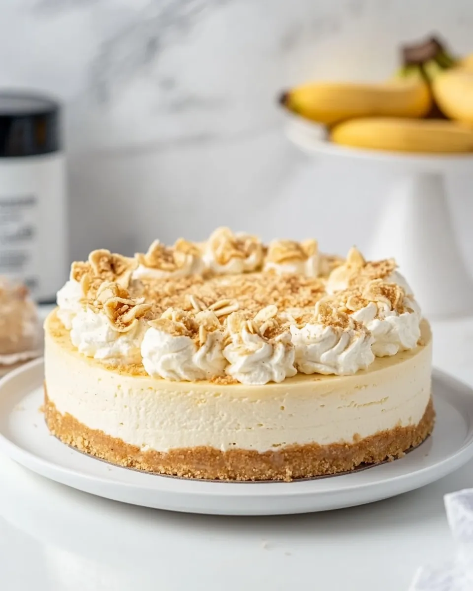 Classic Banana Pudding Cheesecake dish photo