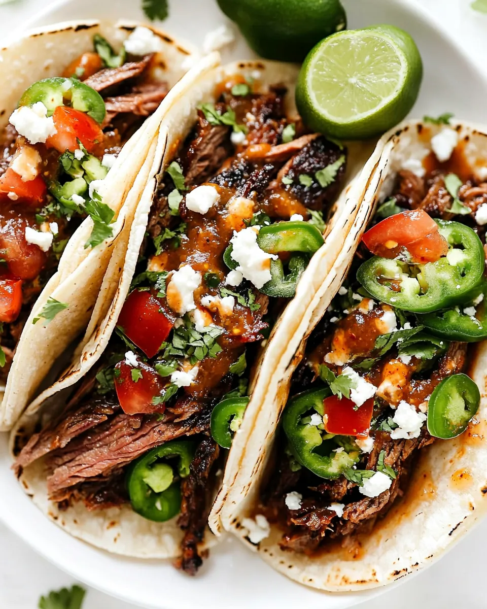 Easy Beef Brisket Tacos recipe photo