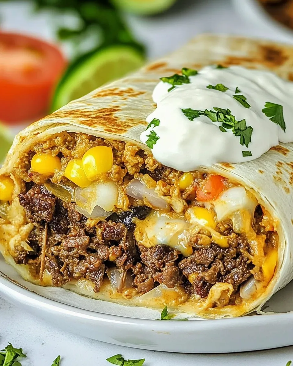 Classic Beef Burrito recipe image