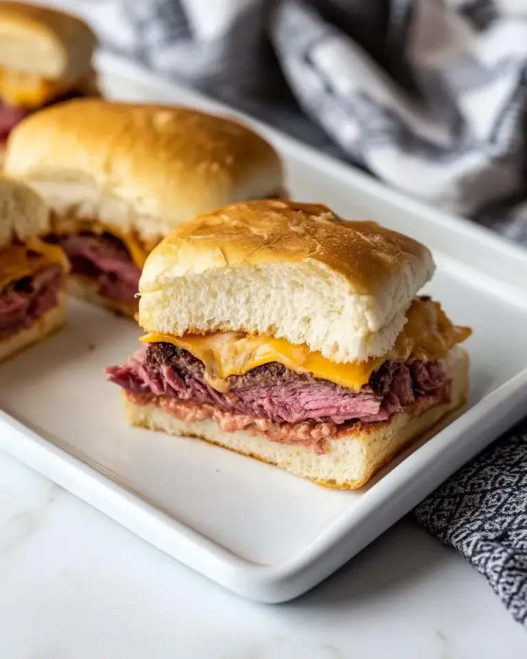 Homemade Beef and Cheddar Sliders (Arbys Copycat) photo