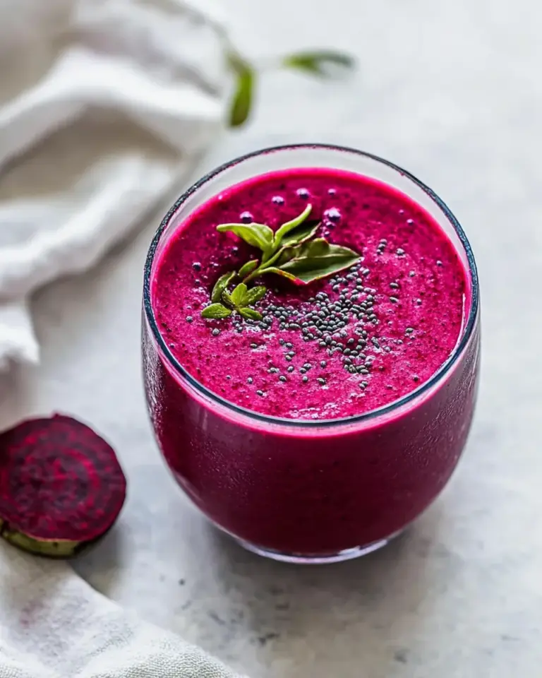 Homemade Beet Smoothie photo