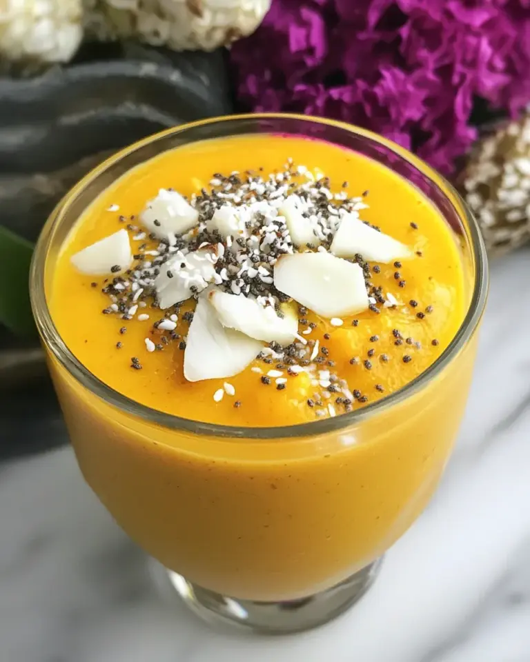 Homemade Beet, Turmeric, and Mango Smoothie recipe photo