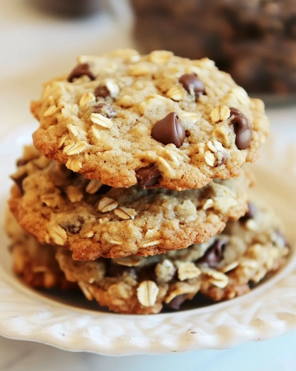 Easy Best Bake Sale Cookies: Oatmeal Chocolate Chip recipe image