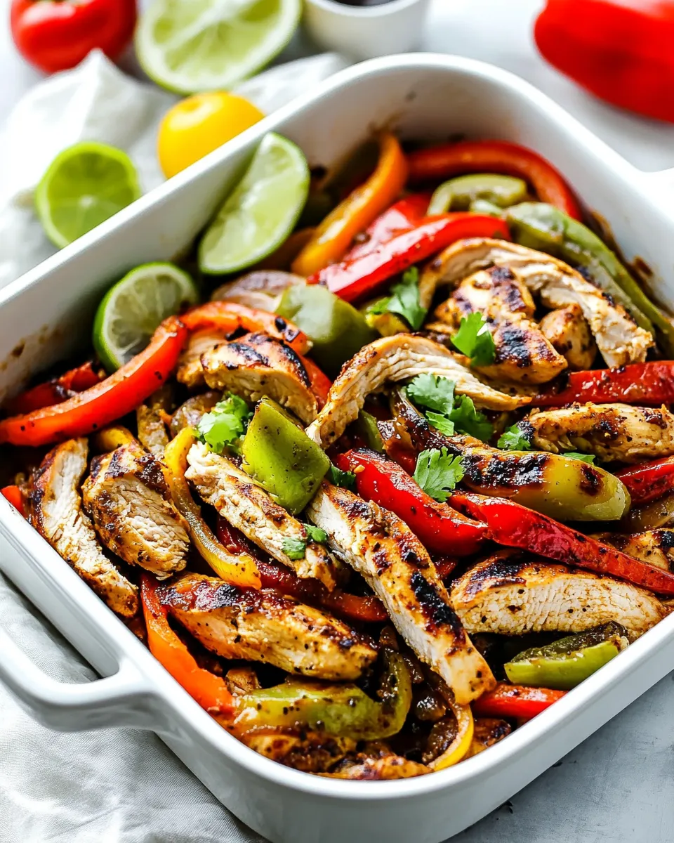 Homemade Best Chicken Fajitas recipe photo
