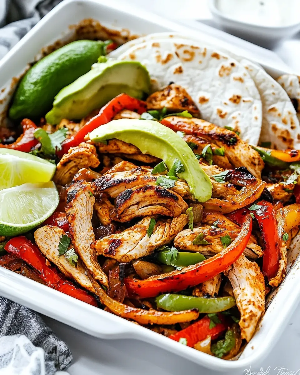 Classic Best Chicken Fajitas dish photo