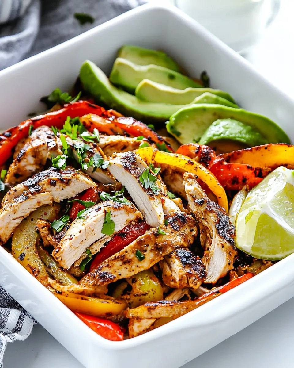 Delicious Best Chicken Fajitas image