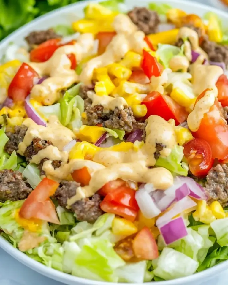 Homemade Big Mac Salad recipe photo
