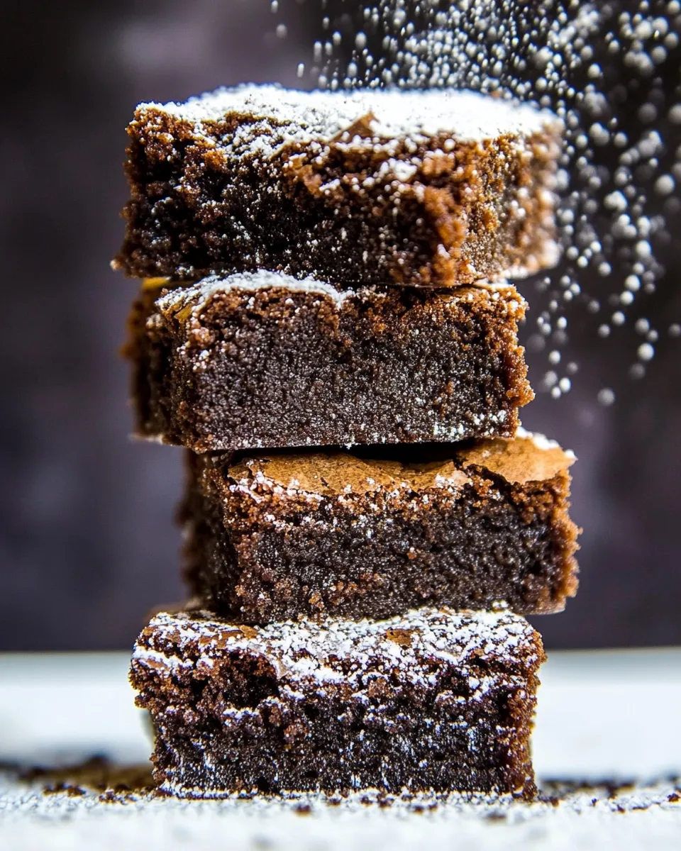 Homemade Birthday Brownies - The BEST Fudgy Brownies photo