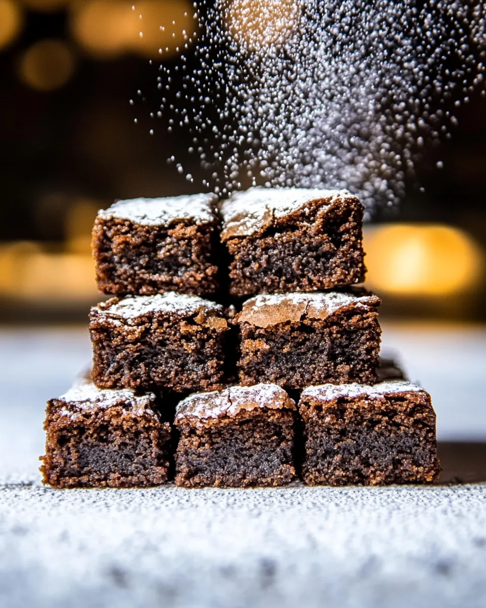 Easy Birthday Brownies - The BEST Fudgy Brownies recipe photo