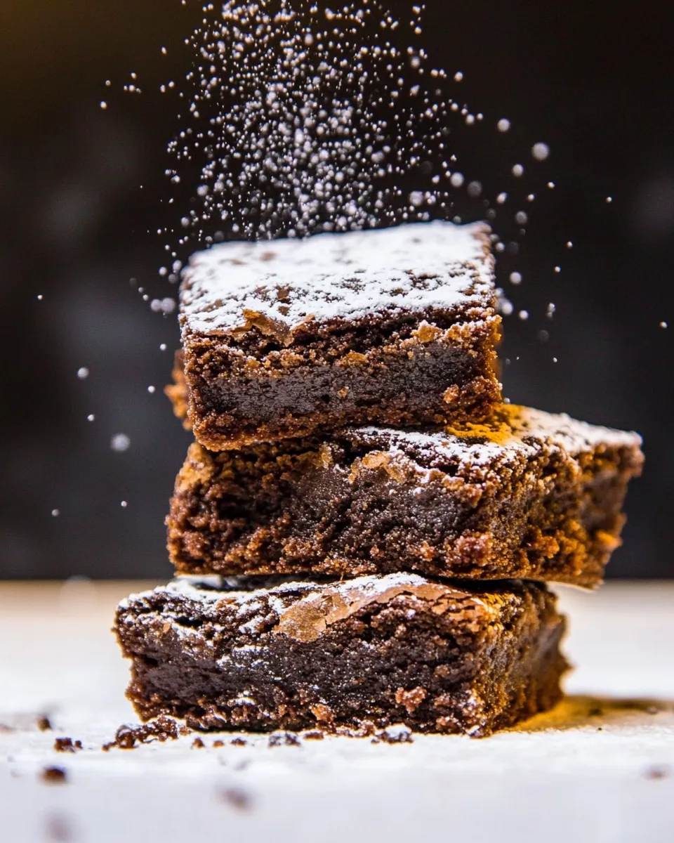 Delicious Birthday Brownies - The BEST Fudgy Brownies shot