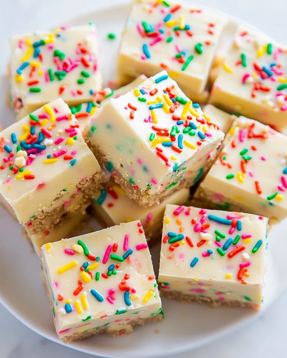 Homemade Birthday Cake Fudge photo