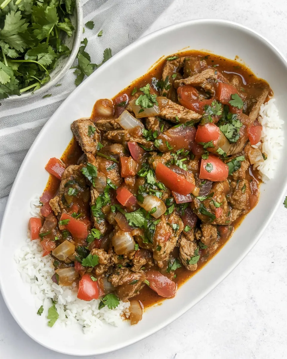 Easy Bistec Ranchero recipe photo