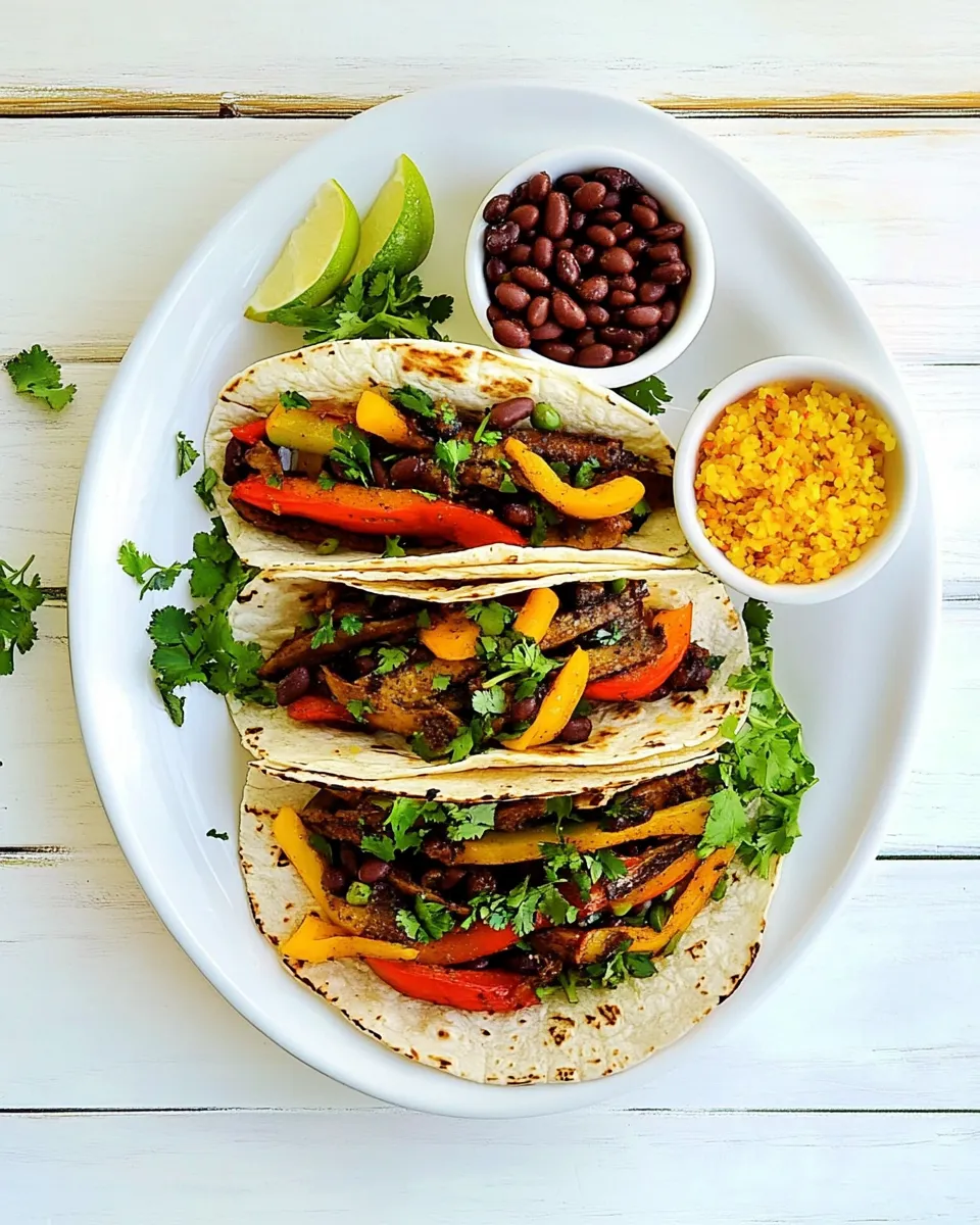Homemade Black Bean Fajitas photo